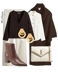 perpaduan warna coklat